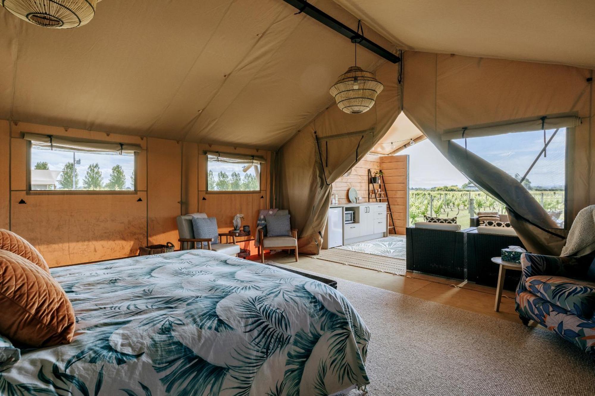 Villas & Vines Glamping هاستينغز المظهر الخارجي الصورة