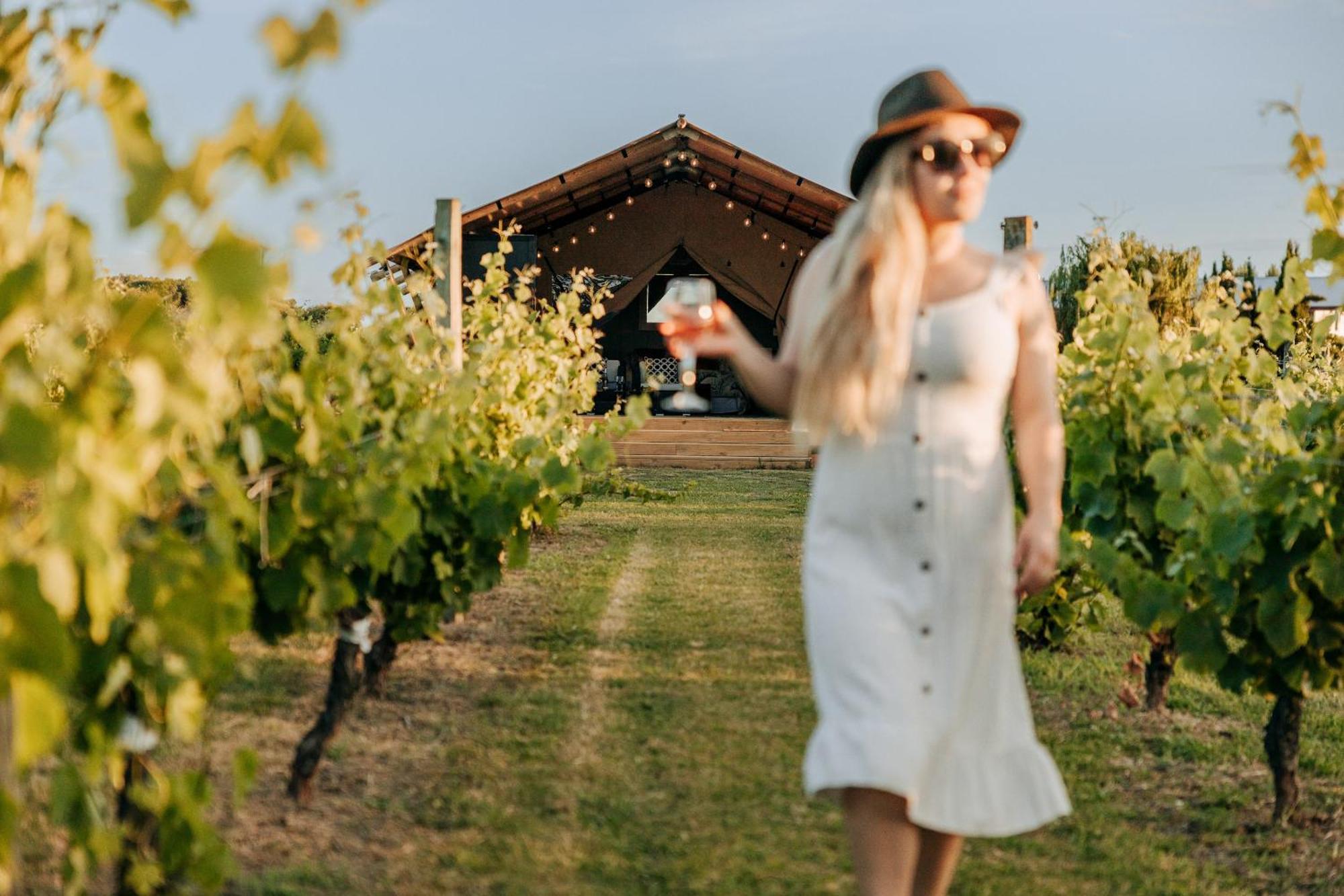 Villas & Vines Glamping هاستينغز المظهر الخارجي الصورة