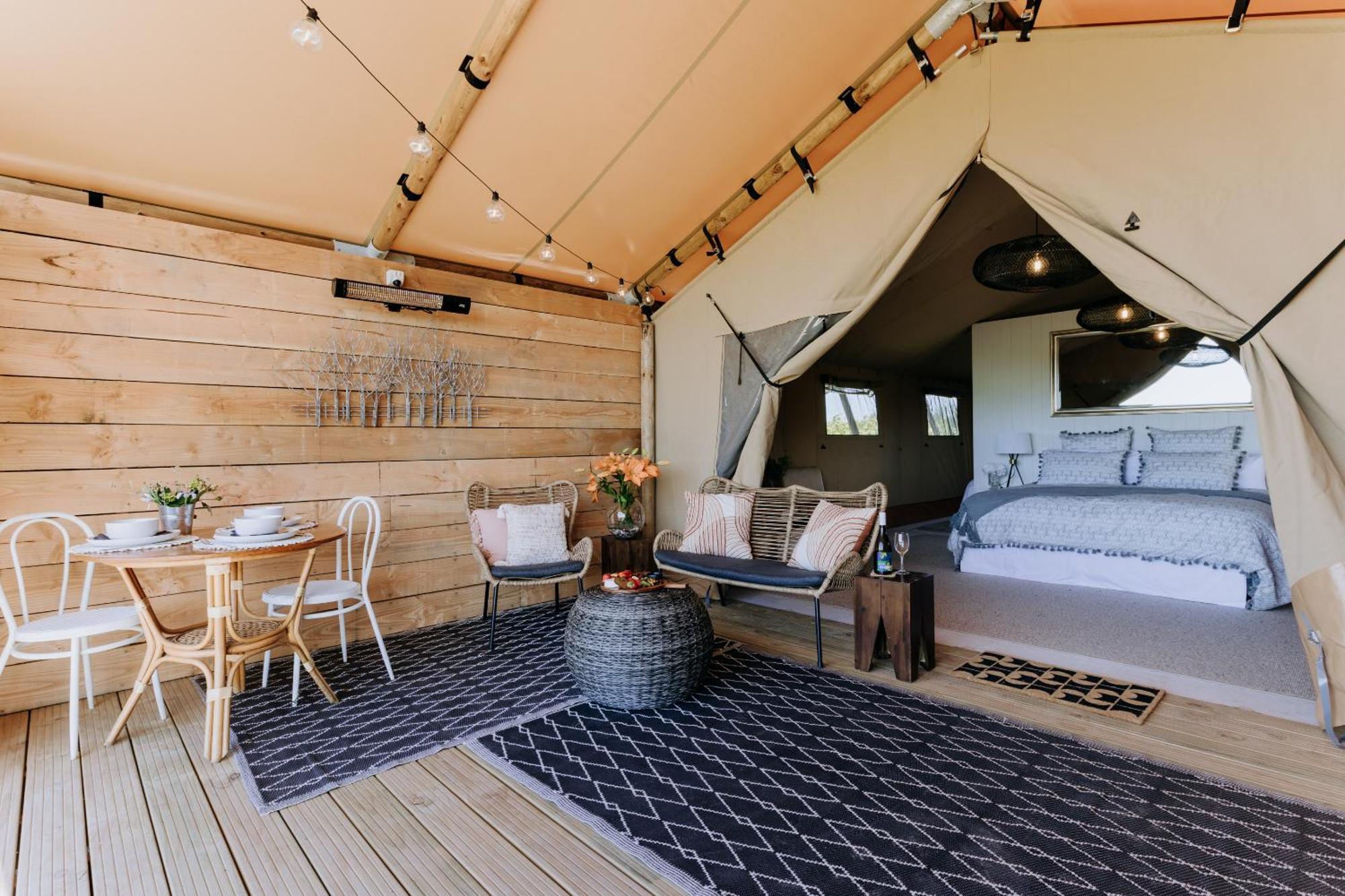 Villas & Vines Glamping هاستينغز المظهر الخارجي الصورة